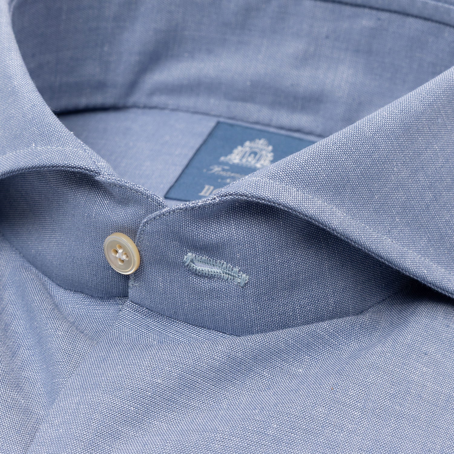 Shirt "Il Chambray" made from pure Cotton by Alumo - Collo Sergio
